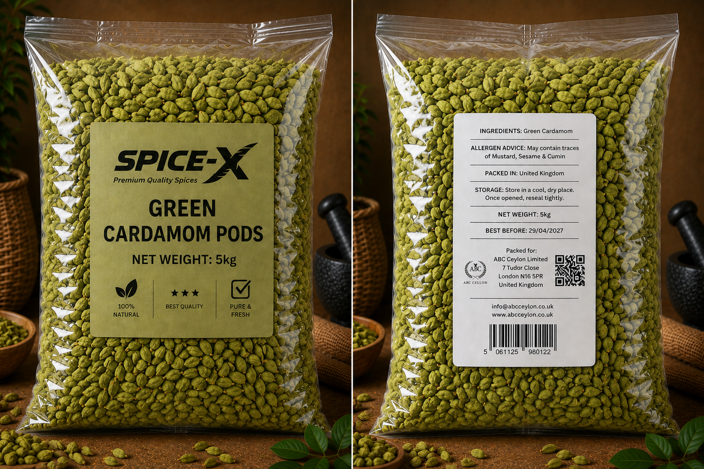 Green Cardamom Pods | SPICE-X