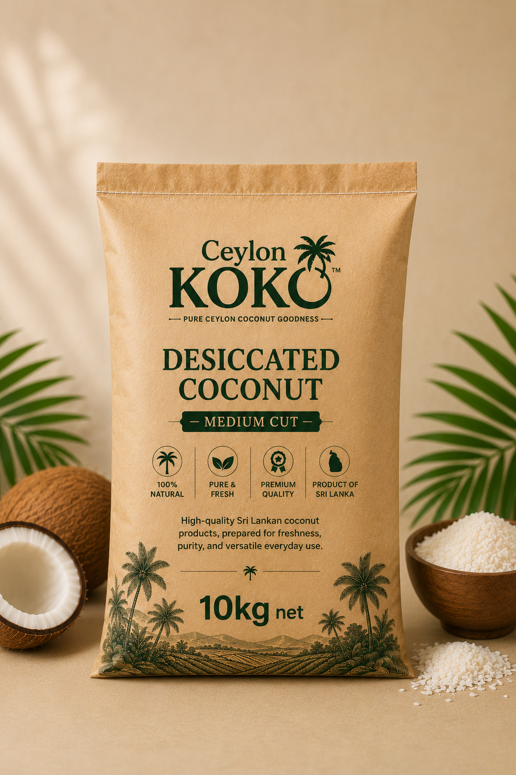Desiccated Coconut (Medium) | Ceylon KOKO