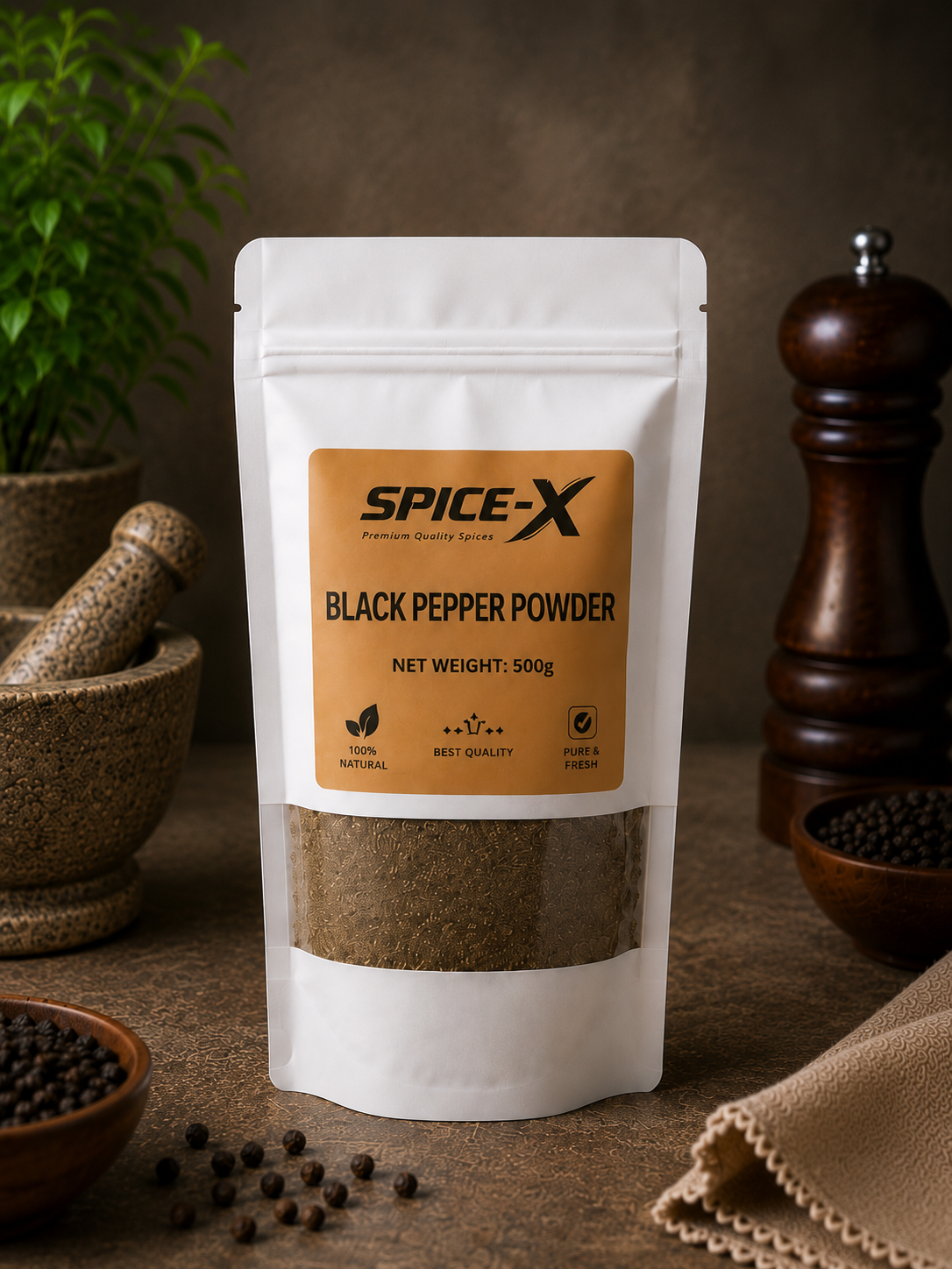 Black Pepper Powder | SPICE-X