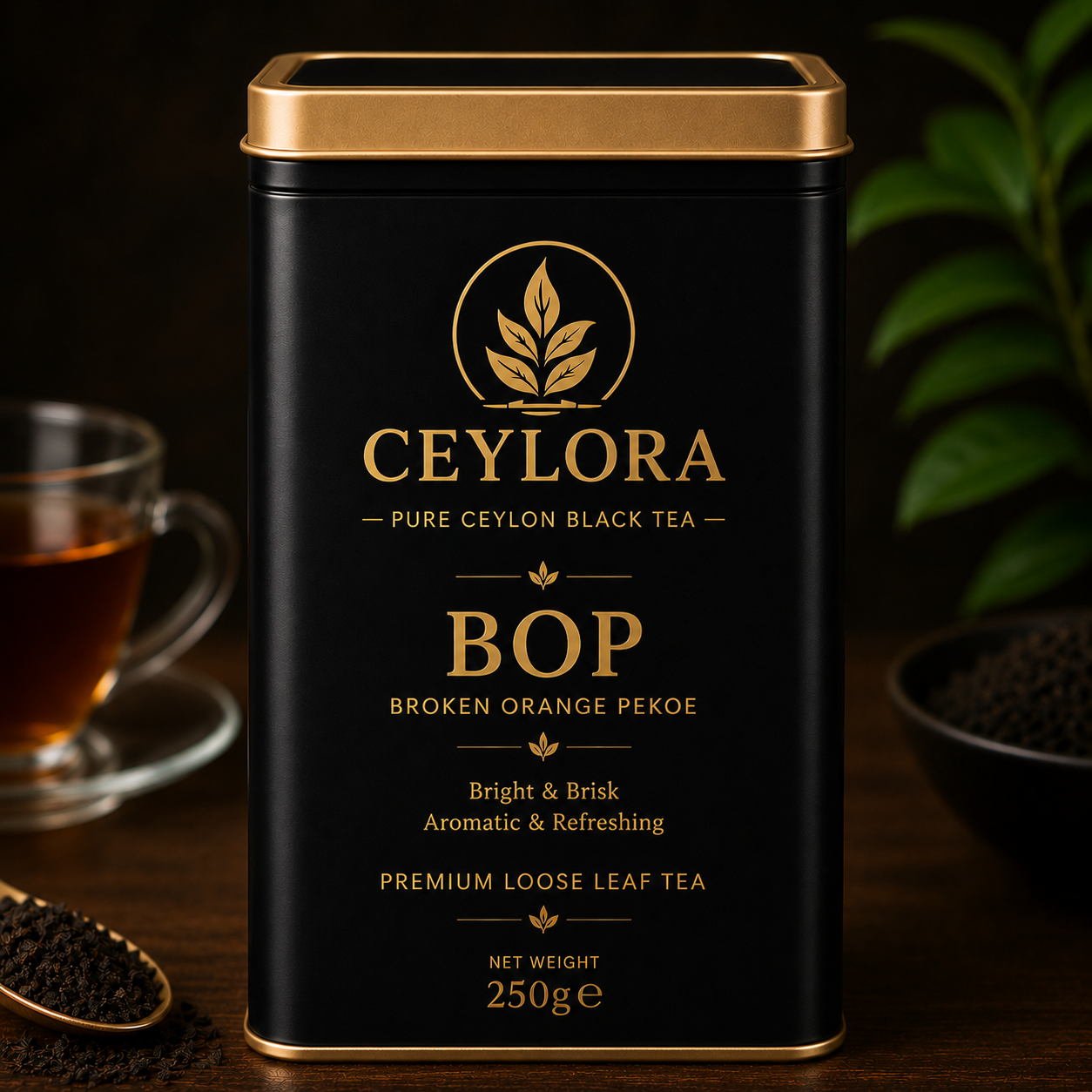 CEYLORA Premium Loose Leaf Black Tea