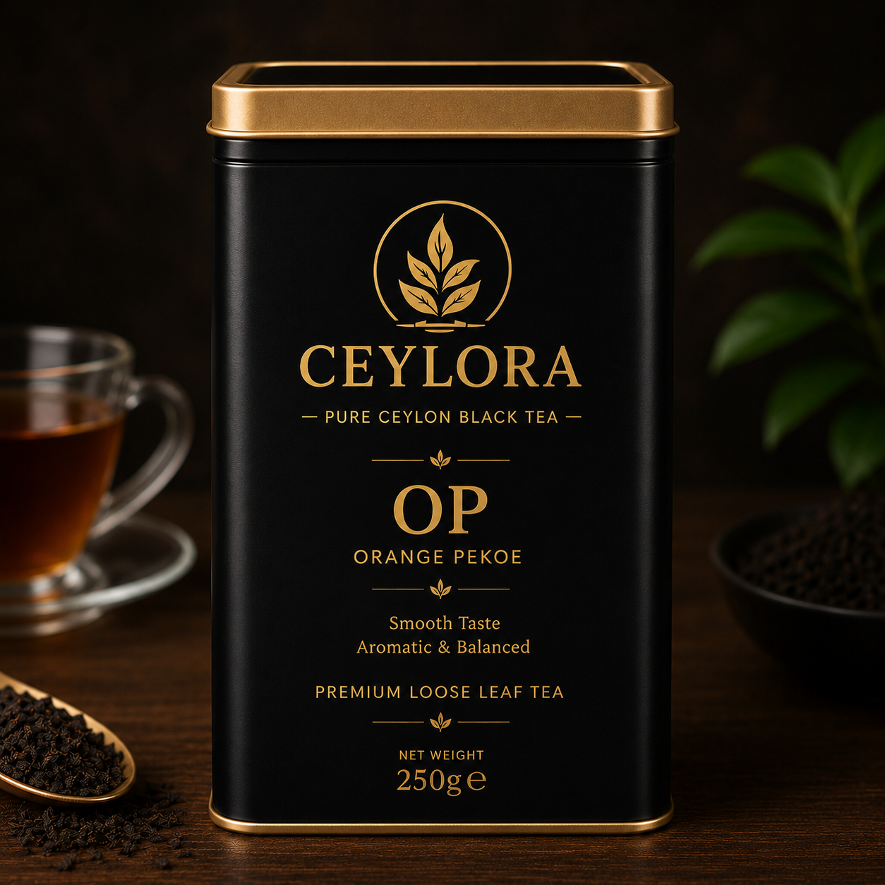 CEYLORA Premium Loose Leaf Black Tea