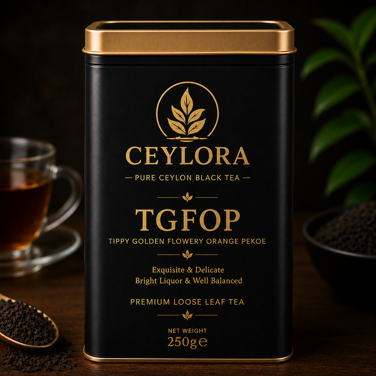 CEYLORA Premium Loose Leaf Black Tea