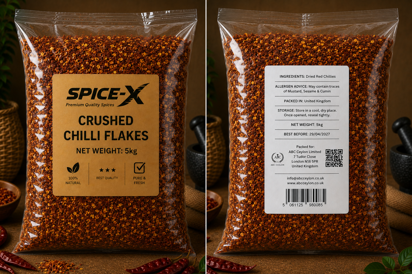Crushed Chilli Flakes | SPICE-X