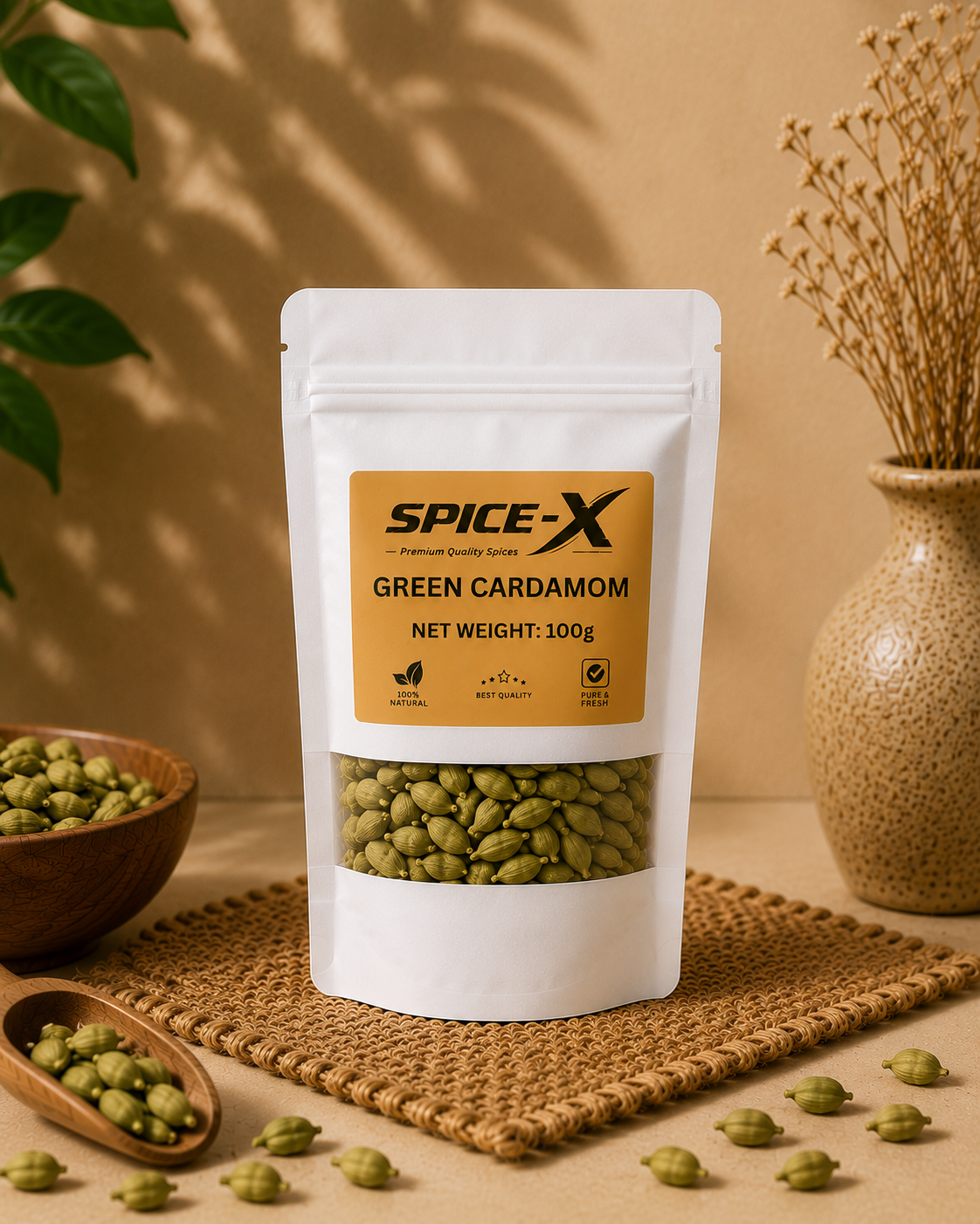 Green Cardamom Pods | SPICE-X