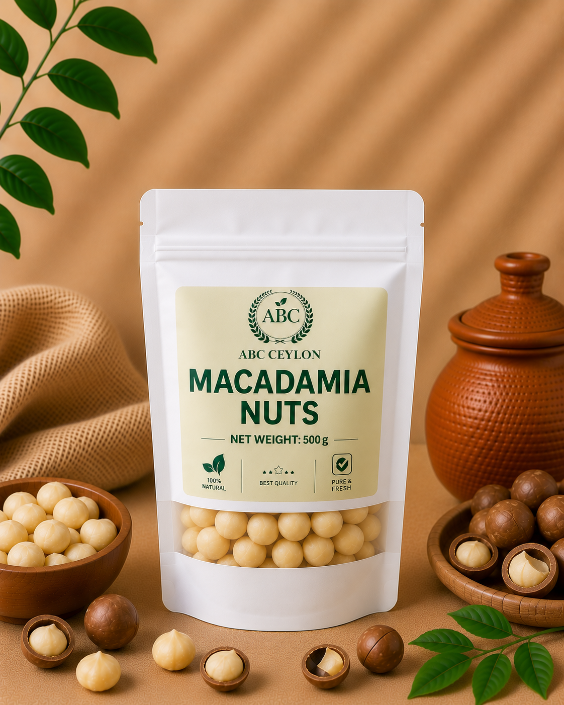 Premium Macadamia Nuts | ABC Ceylon