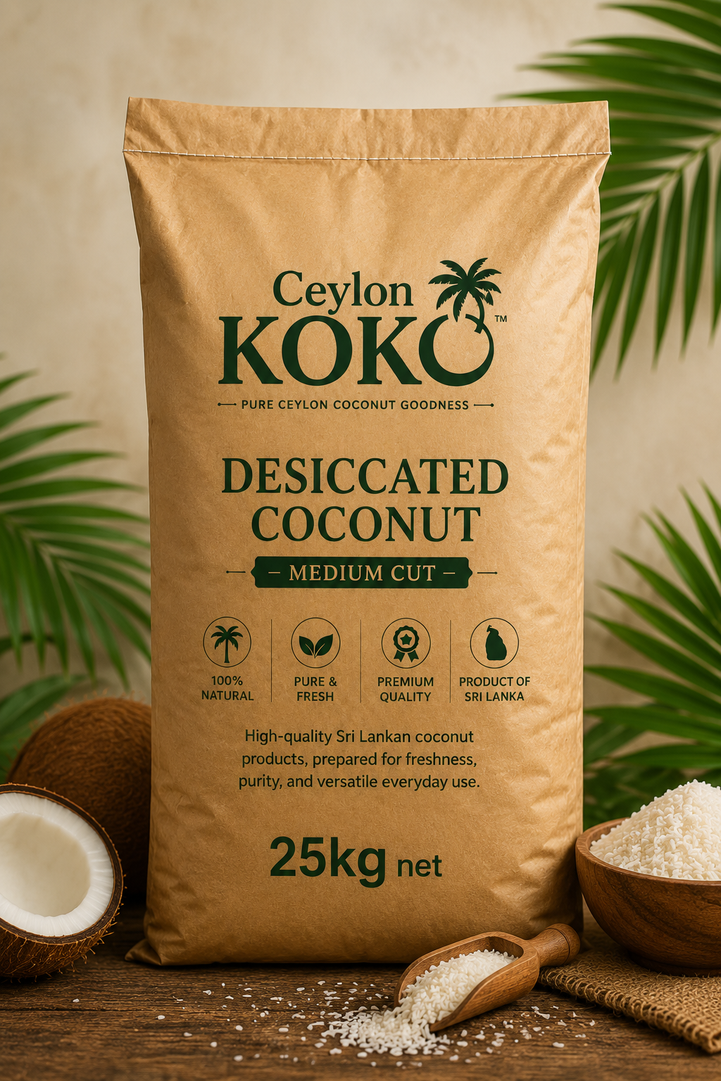 Desiccated Coconut (Medium) | Ceylon KOKO