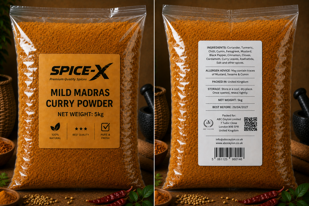 Mild Madras Curry Powder | Spice-X  – Premium Authentic Indian Spice Blend