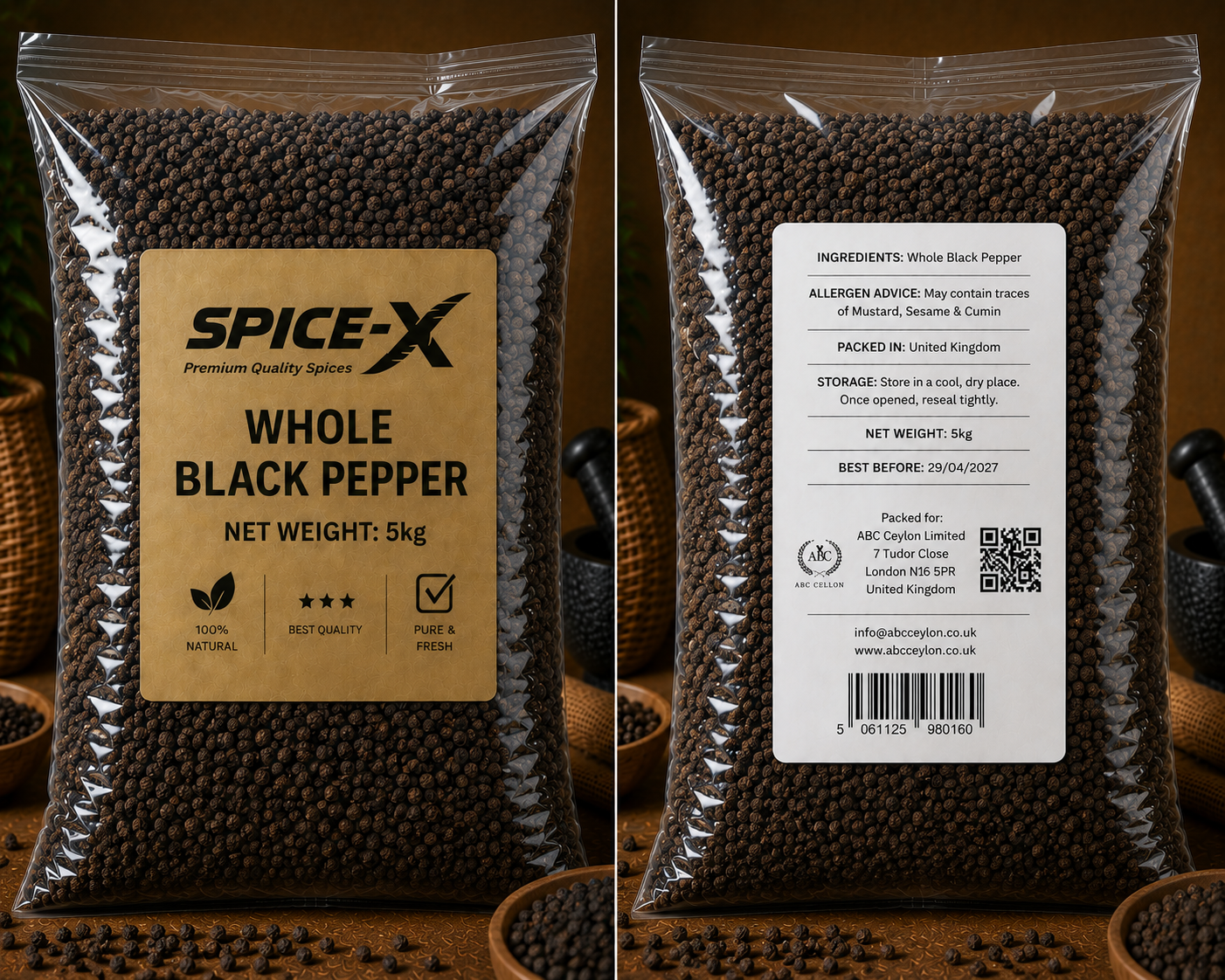 Black Pepper (Whole) | SPICE-X